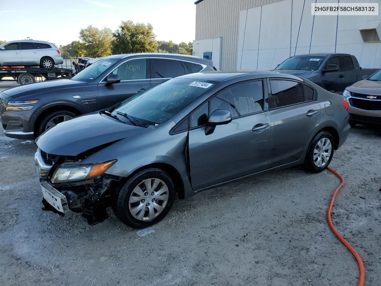 2HGFB2F58CH583132 2012 Honda Civic Lx