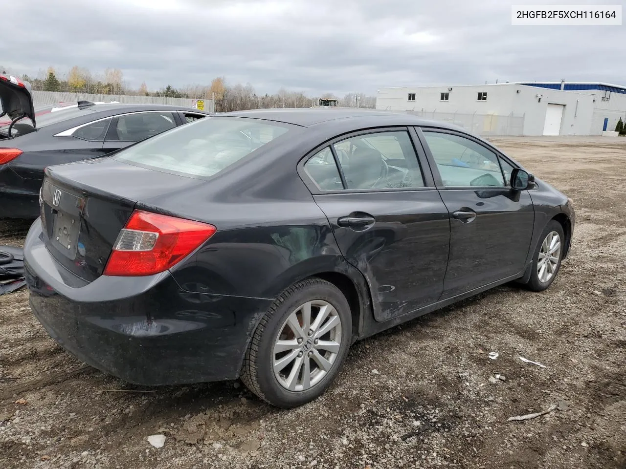 2012 Honda Civic Lx VIN: 2HGFB2F5XCH116164 Lot: 77003074