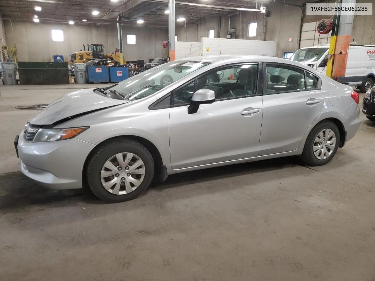 2012 Honda Civic Lx VIN: 19XFB2F56CE062288 Lot: 77064334