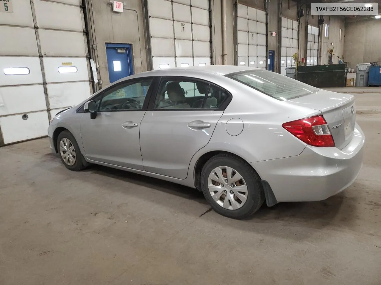 2012 Honda Civic Lx VIN: 19XFB2F56CE062288 Lot: 77064334