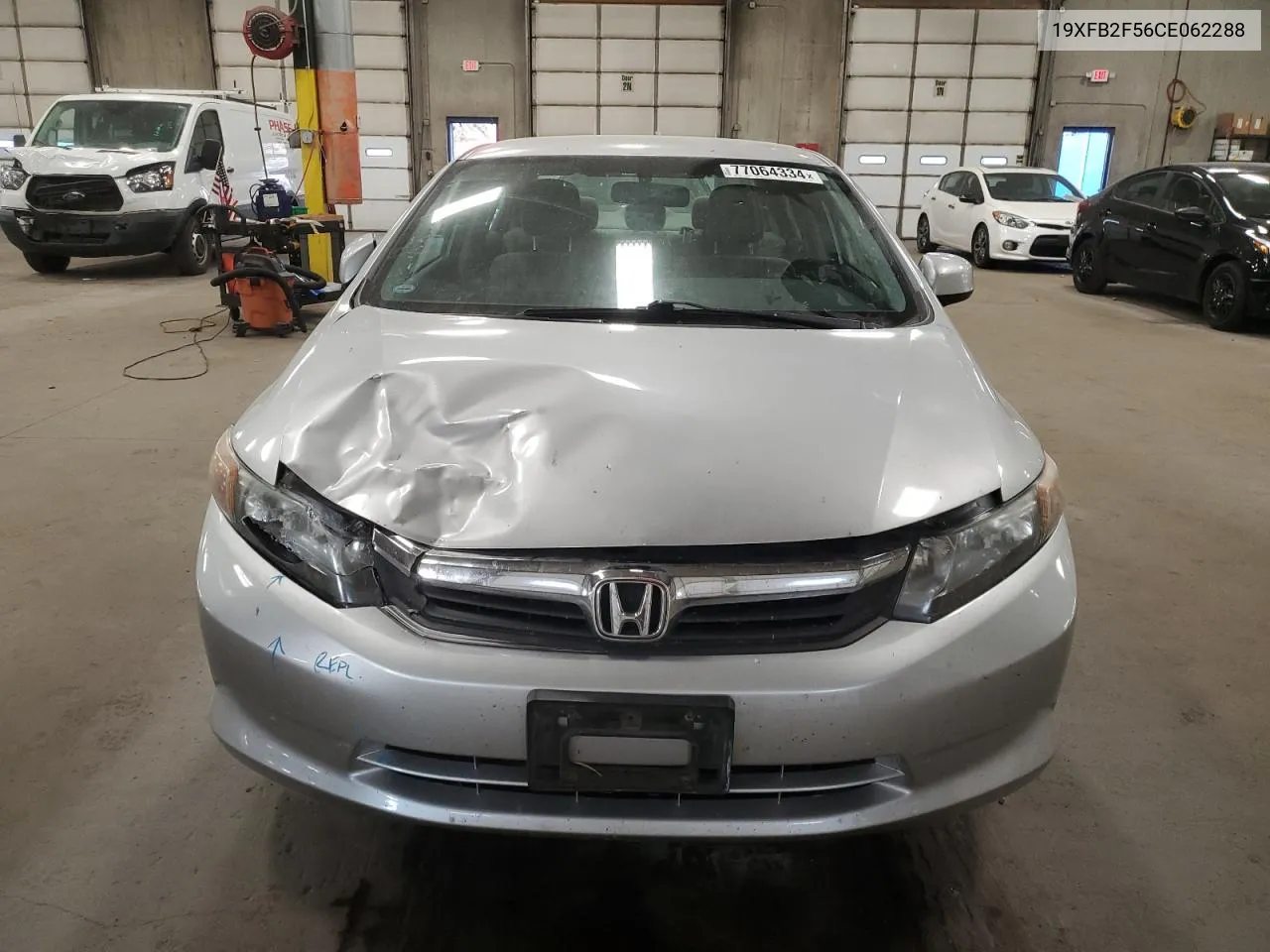 2012 Honda Civic Lx VIN: 19XFB2F56CE062288 Lot: 77064334