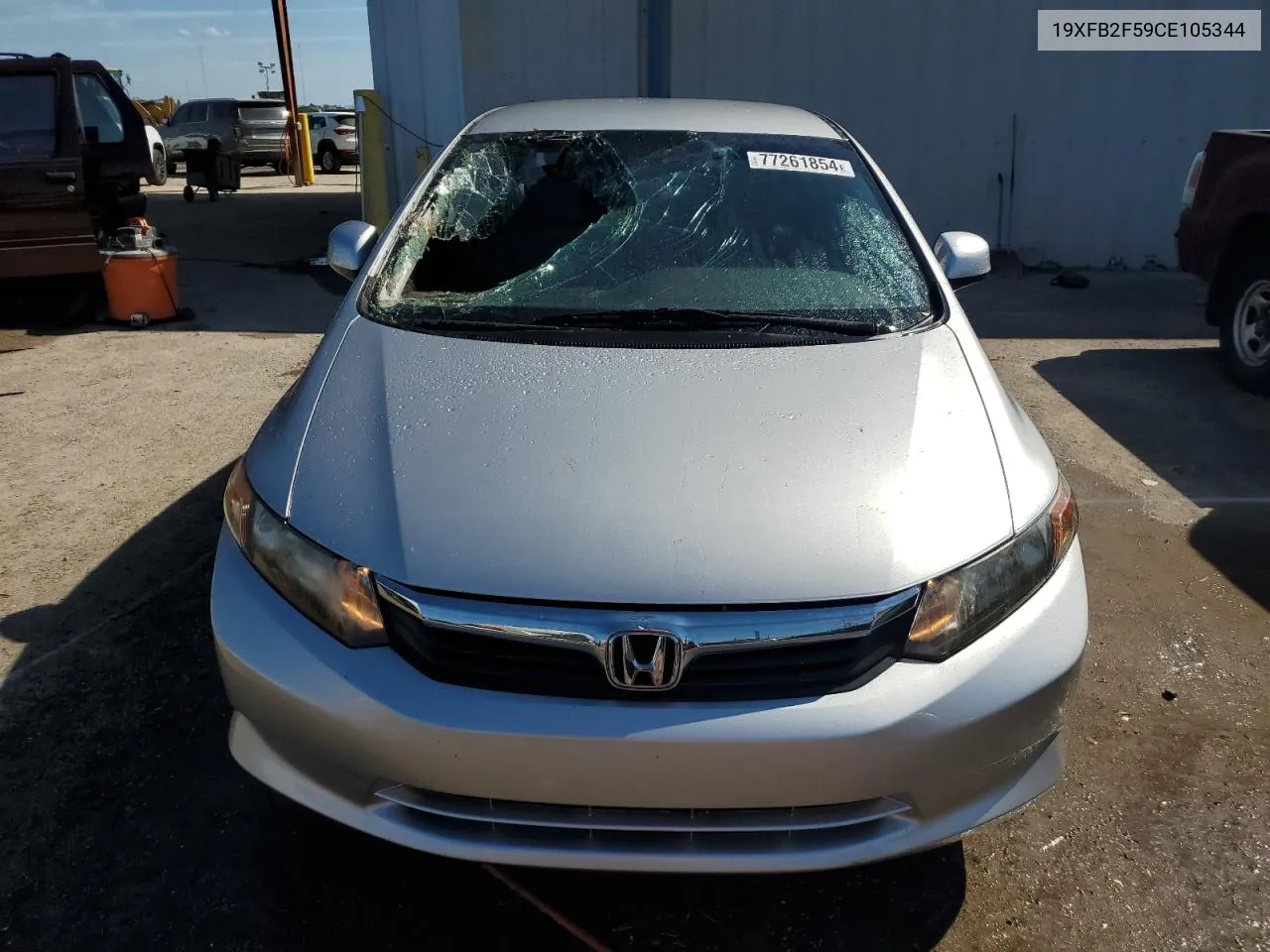 2012 Honda Civic Lx VIN: 19XFB2F59CE105344 Lot: 77261854