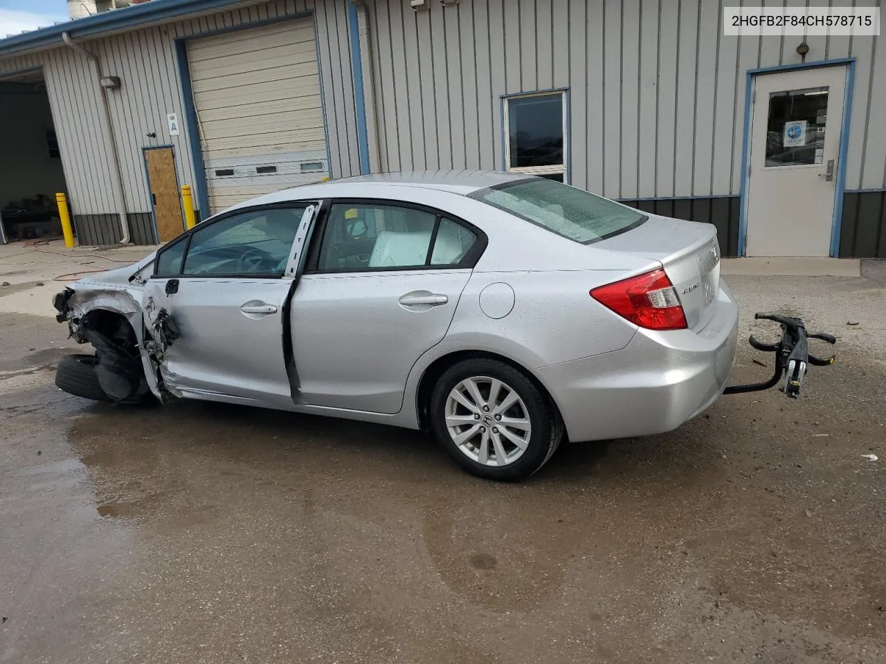 2012 Honda Civic Ex VIN: 2HGFB2F84CH578715 Lot: 77377234