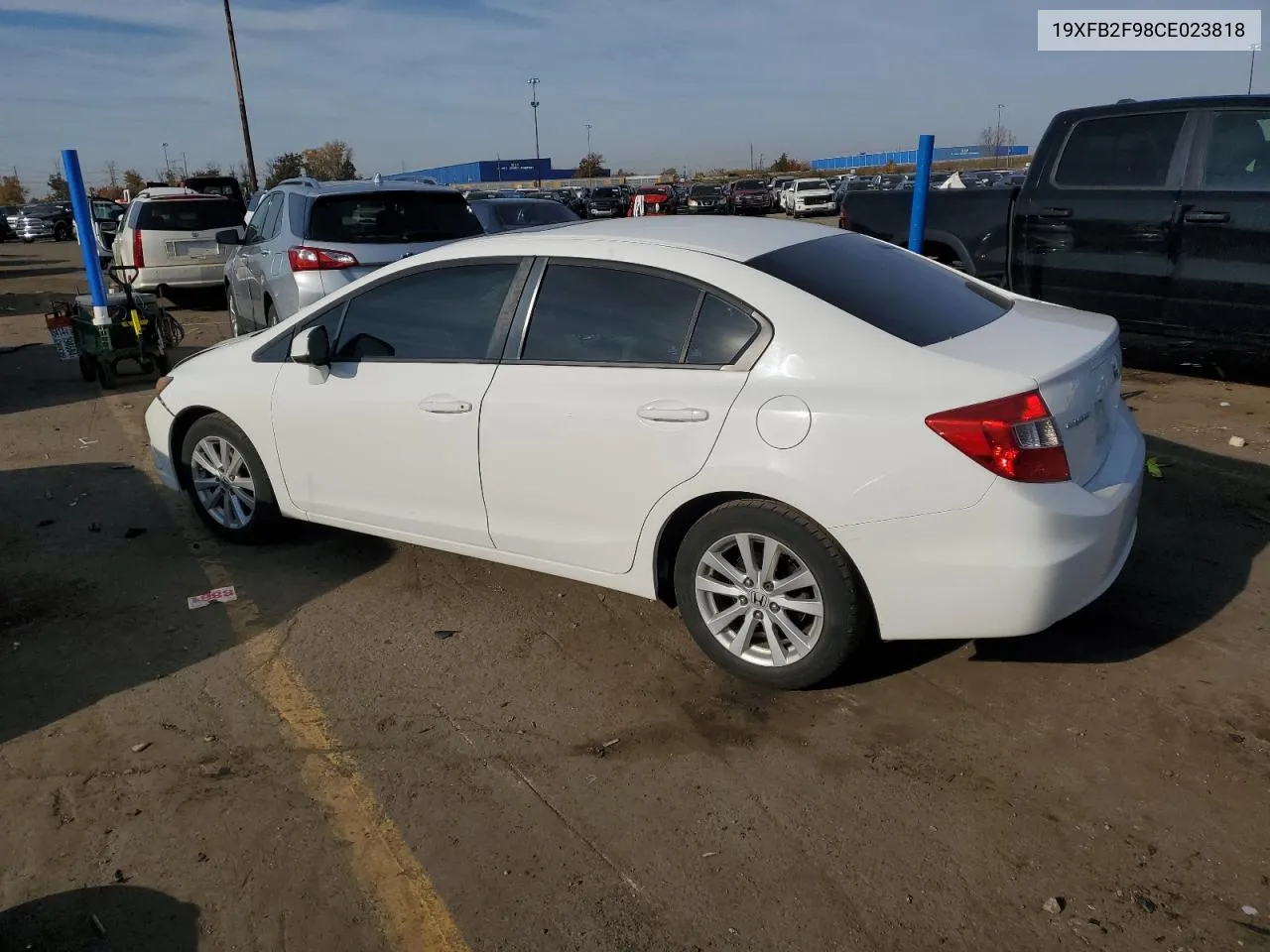 2012 Honda Civic Exl VIN: 19XFB2F98CE023818 Lot: 77390134