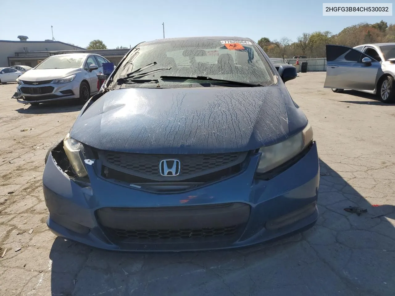 2012 Honda Civic Ex VIN: 2HGFG3B84CH530032 Lot: 77620064