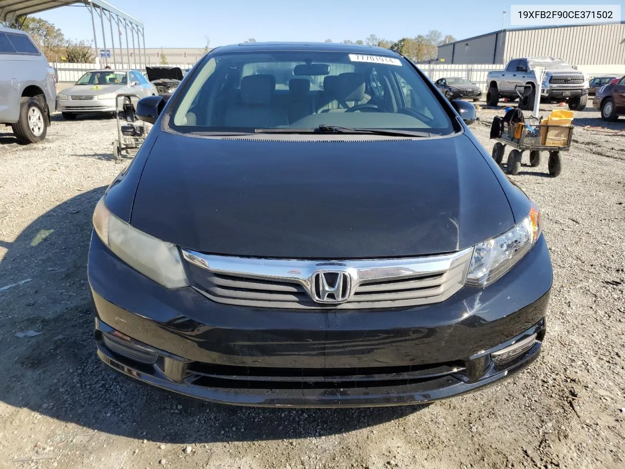 2012 Honda Civic Exl VIN: 19XFB2F90CE371502 Lot: 77701914