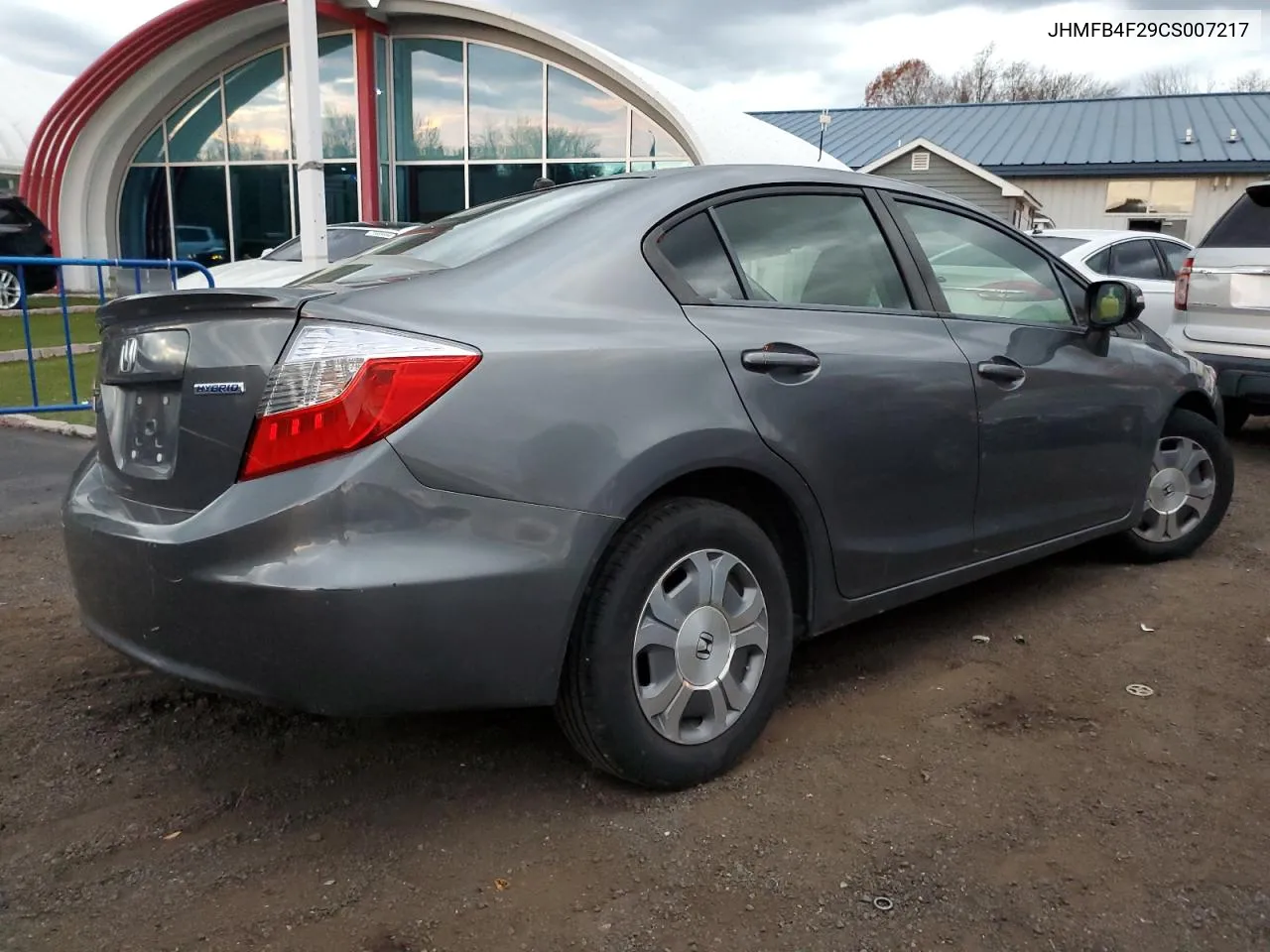 2012 Honda Civic Hybrid VIN: JHMFB4F29CS007217 Lot: 77737374