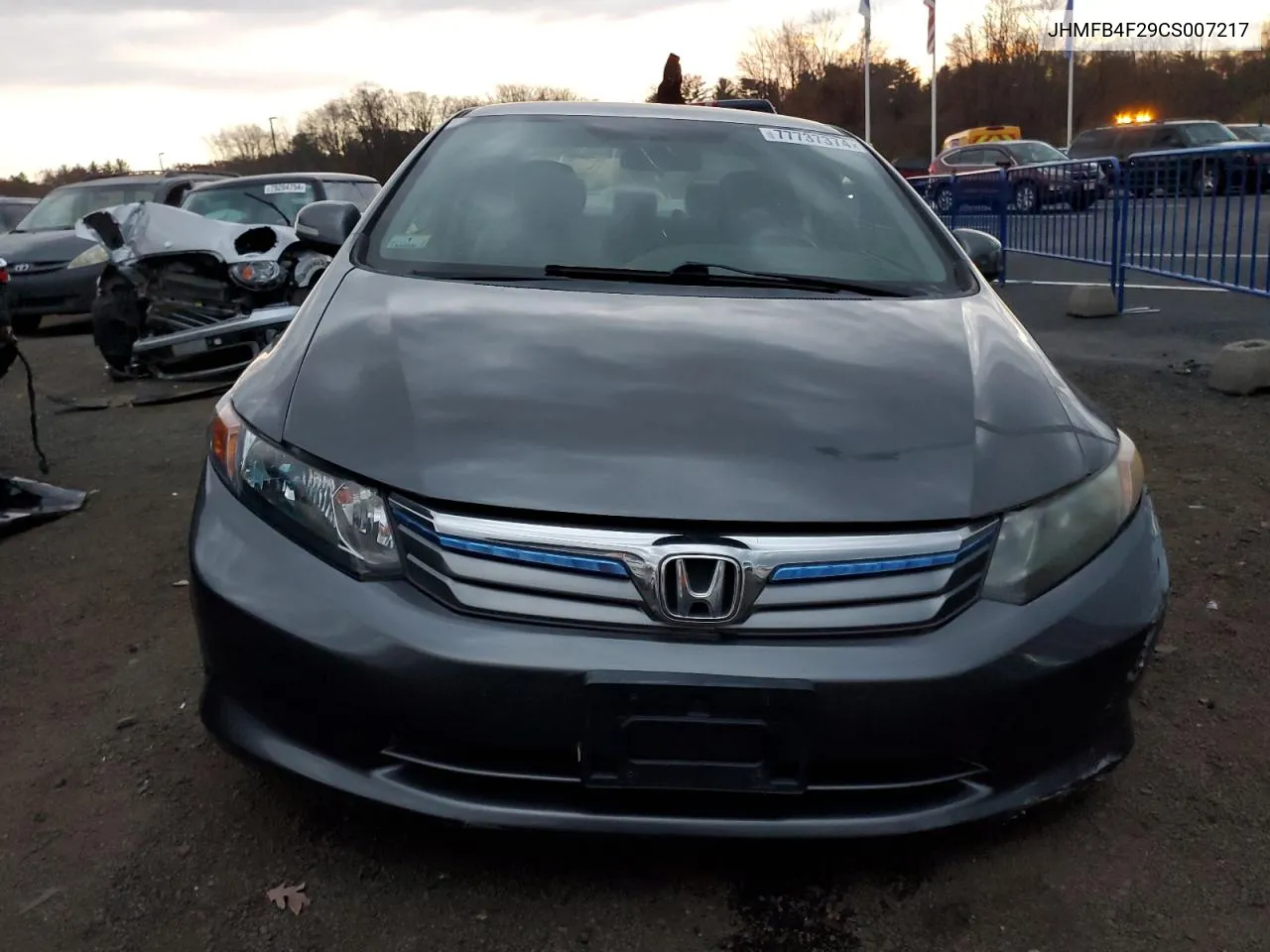 2012 Honda Civic Hybrid VIN: JHMFB4F29CS007217 Lot: 77737374