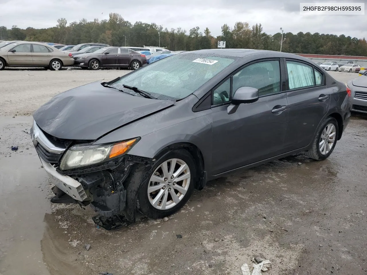 2012 Honda Civic Exl VIN: 2HGFB2F98CH595395 Lot: 77769254