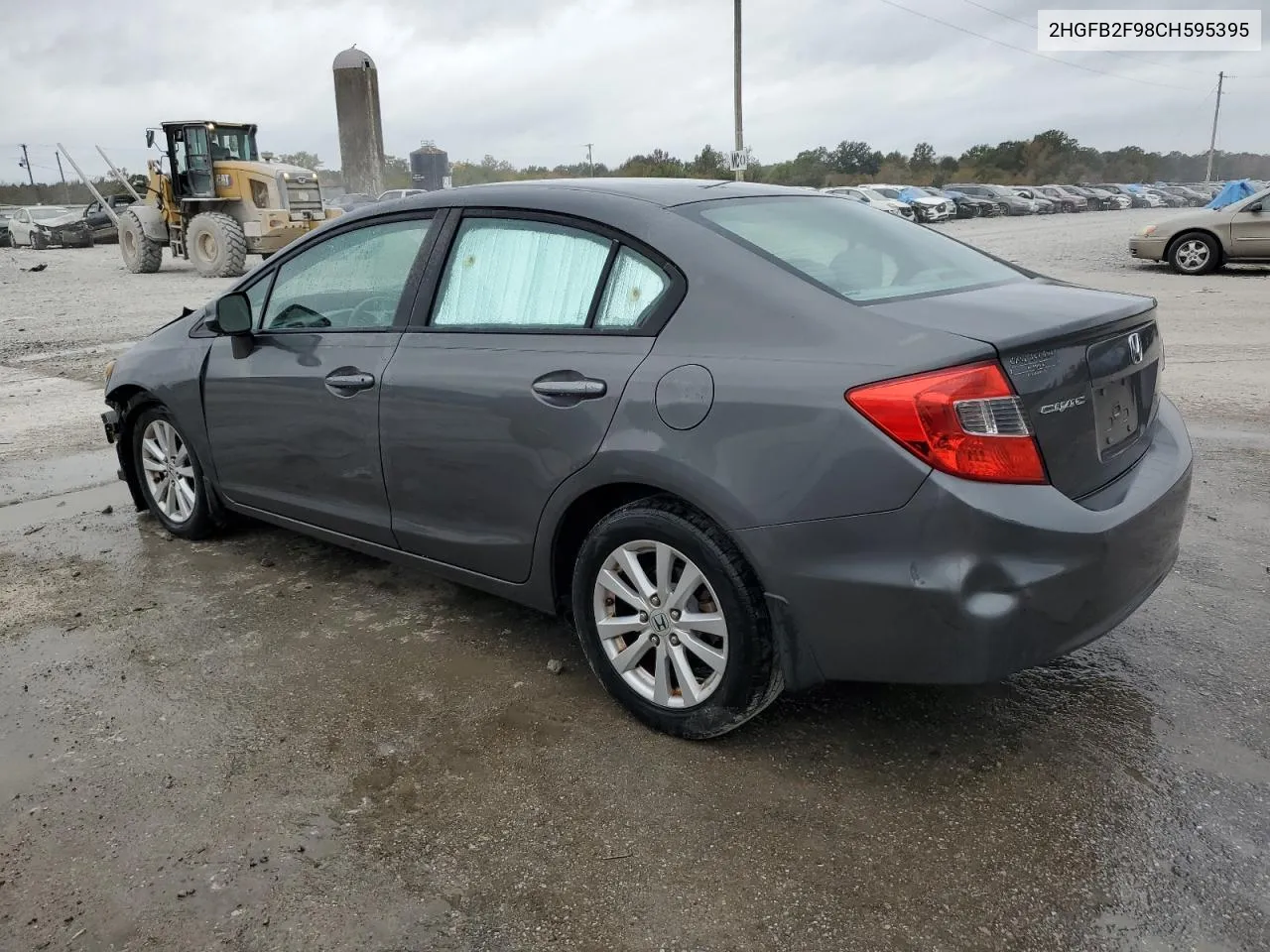 2012 Honda Civic Exl VIN: 2HGFB2F98CH595395 Lot: 77769254