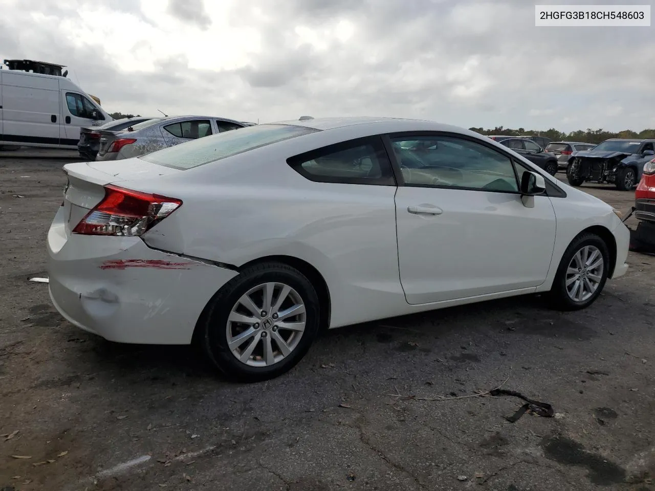 2HGFG3B18CH548603 2012 Honda Civic Exl