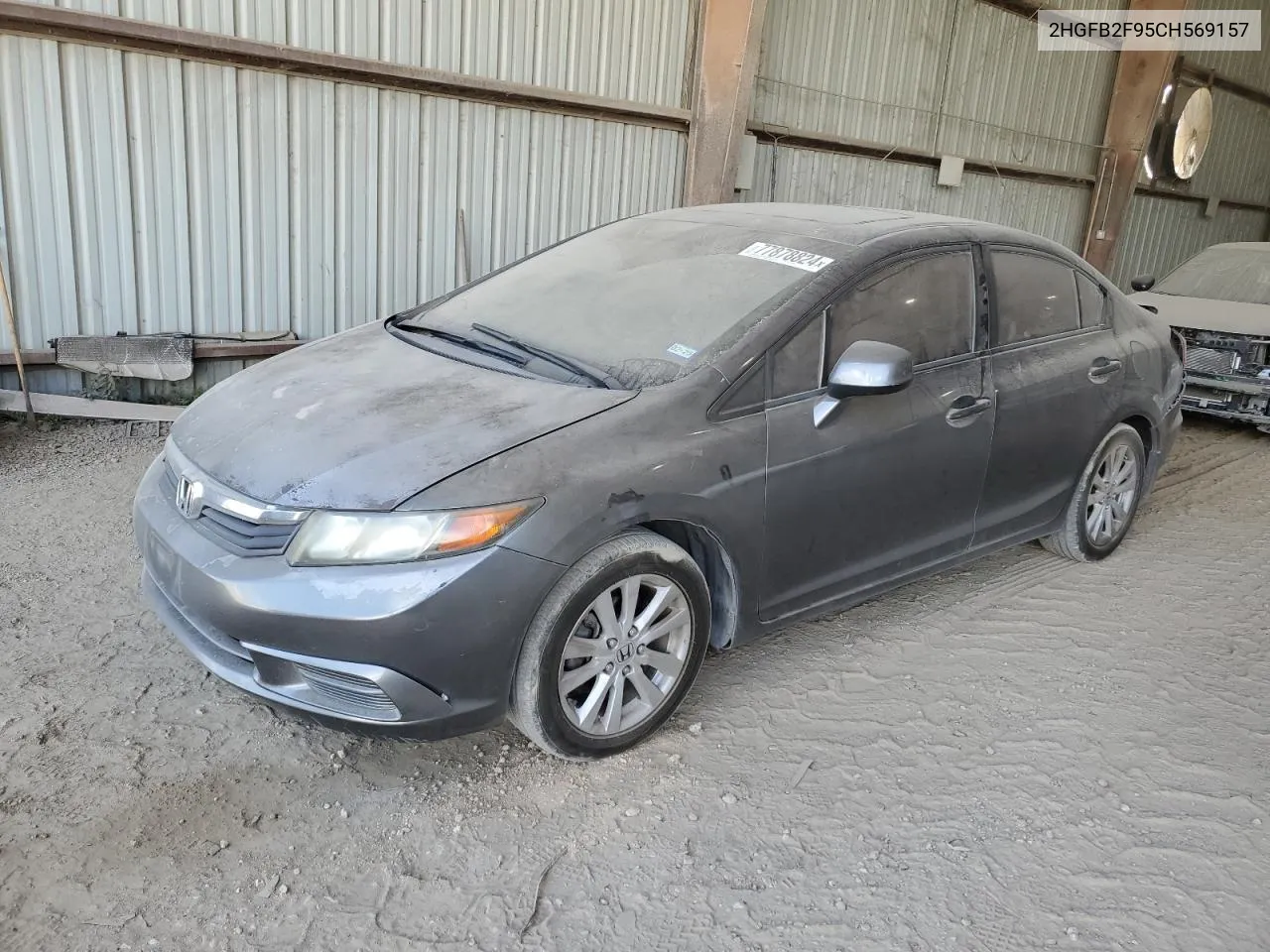 2012 Honda Civic Exl VIN: 2HGFB2F95CH569157 Lot: 77878824