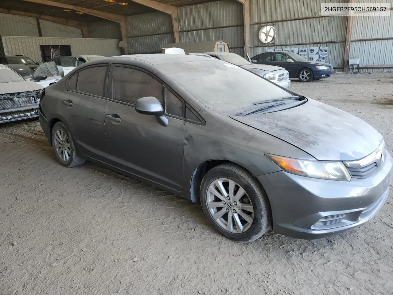 2012 Honda Civic Exl VIN: 2HGFB2F95CH569157 Lot: 77878824