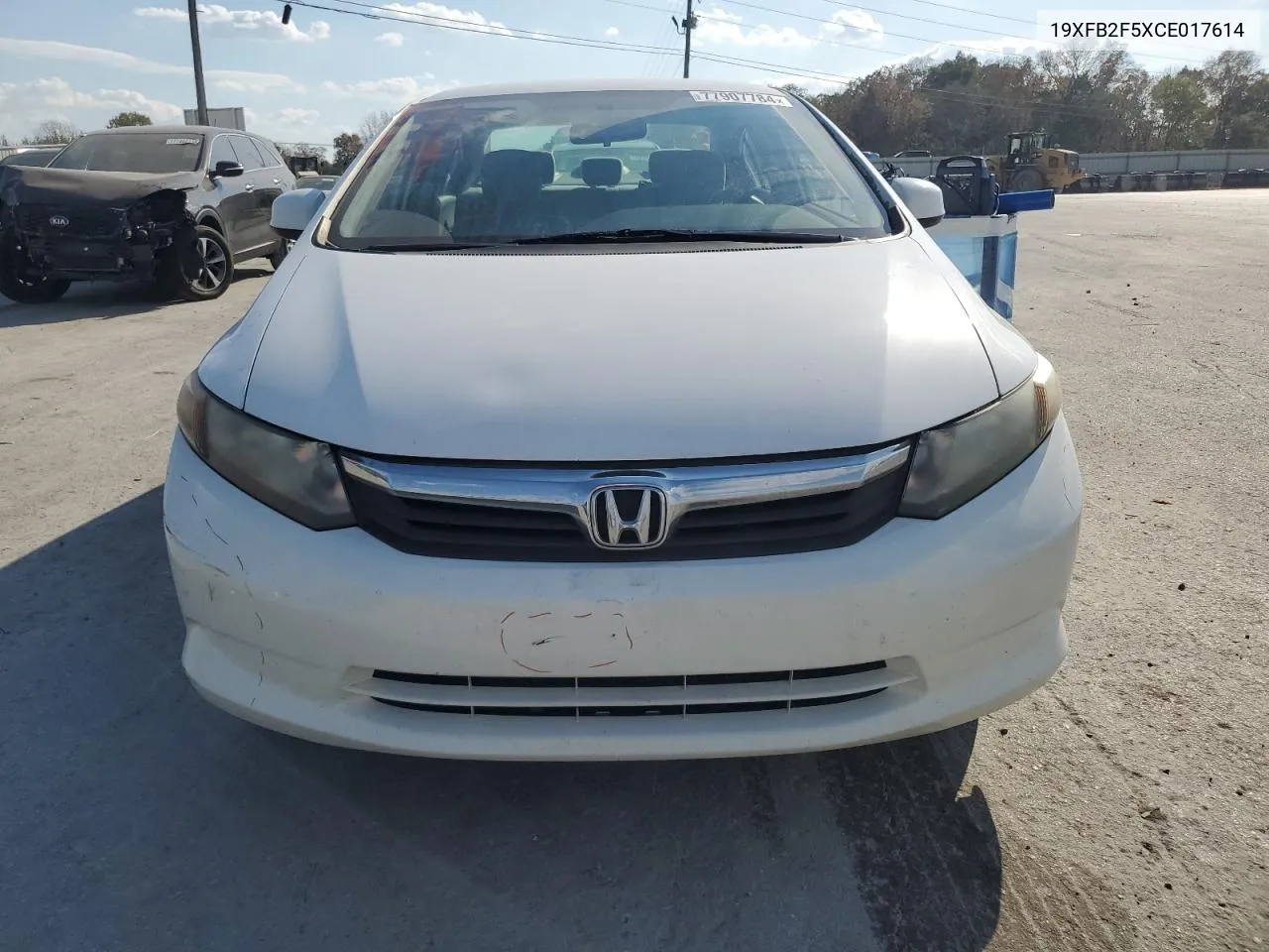 2012 Honda Civic Lx VIN: 19XFB2F5XCE017614 Lot: 77907784