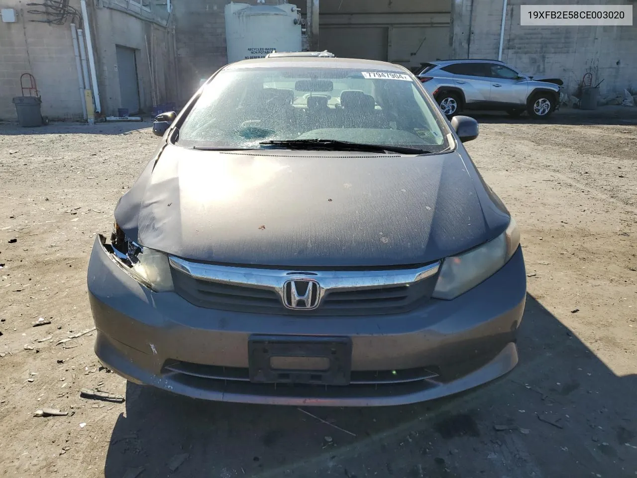 2012 Honda Civic Lx VIN: 19XFB2E58CE003020 Lot: 77947904