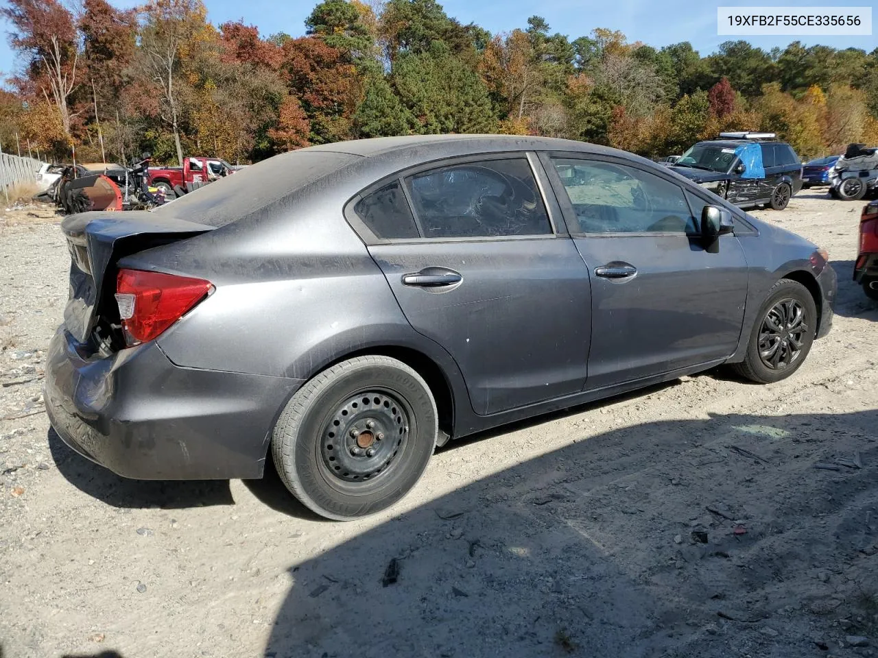 2012 Honda Civic Lx VIN: 19XFB2F55CE335656 Lot: 78067604