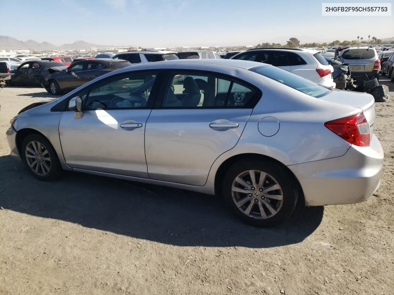 2012 Honda Civic Exl VIN: 2HGFB2F95CH557753 Lot: 78219654