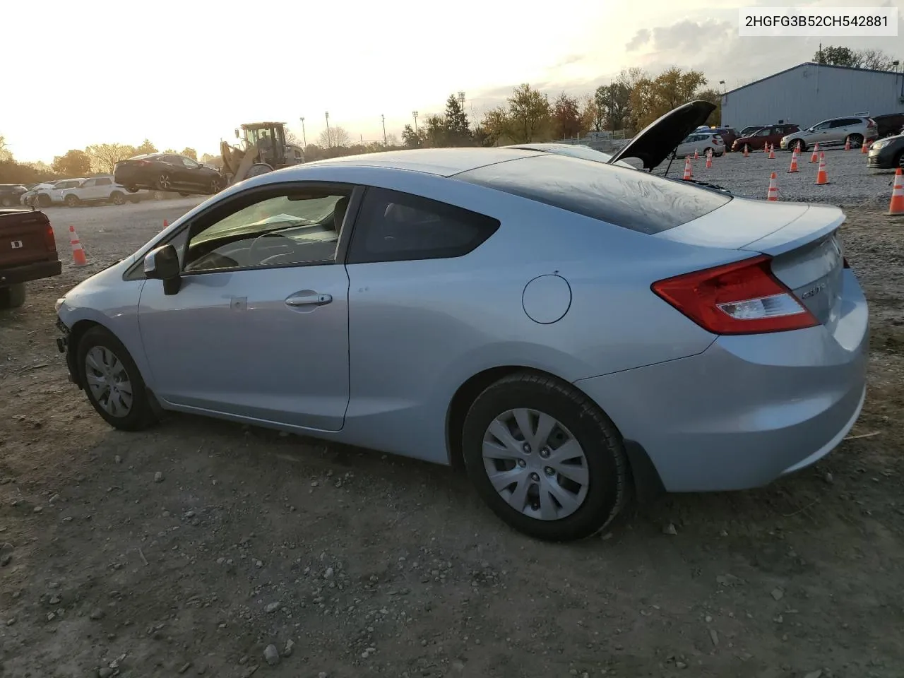 2012 Honda Civic Lx VIN: 2HGFG3B52CH542881 Lot: 78239434