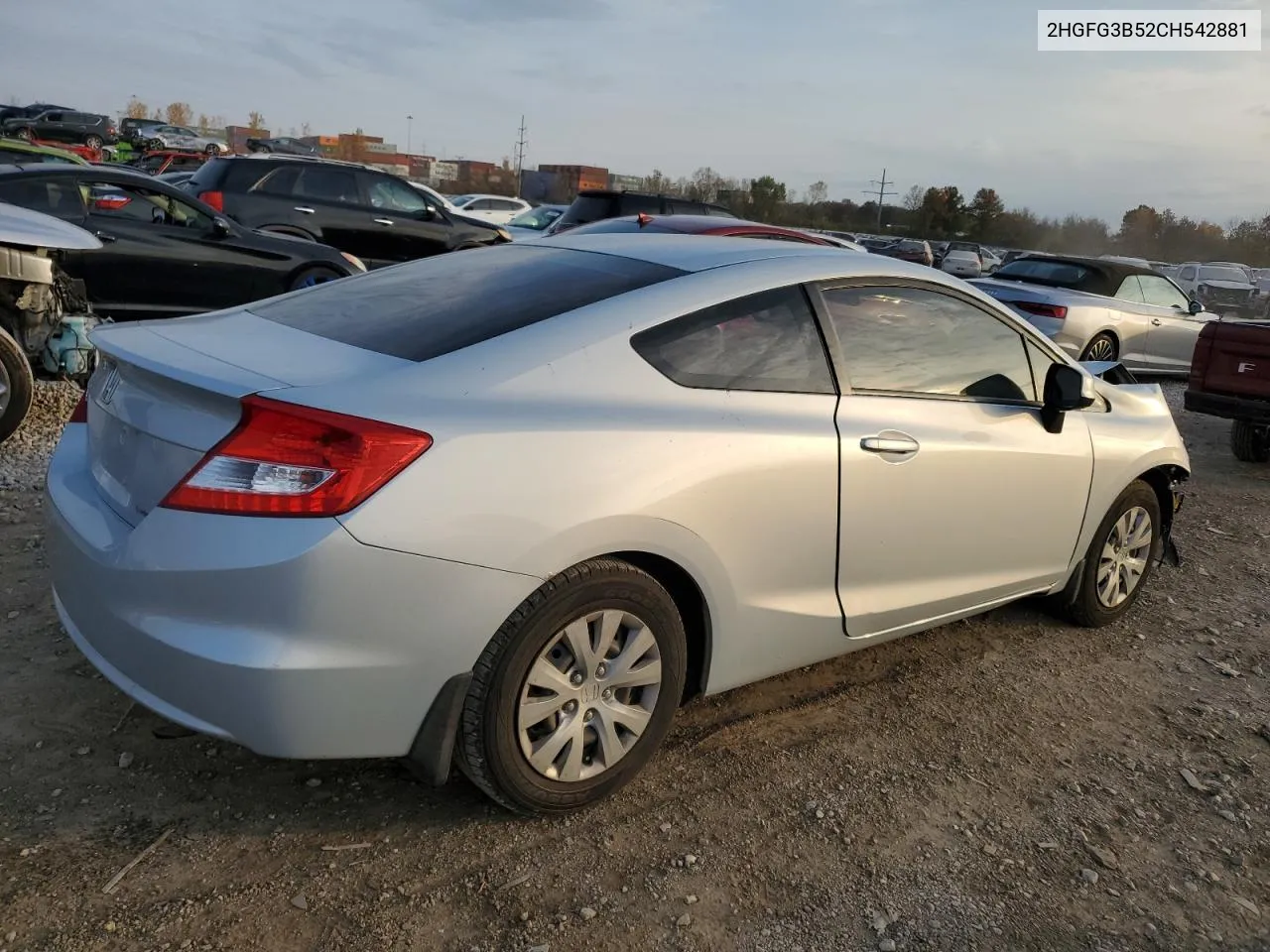 2HGFG3B52CH542881 2012 Honda Civic Lx