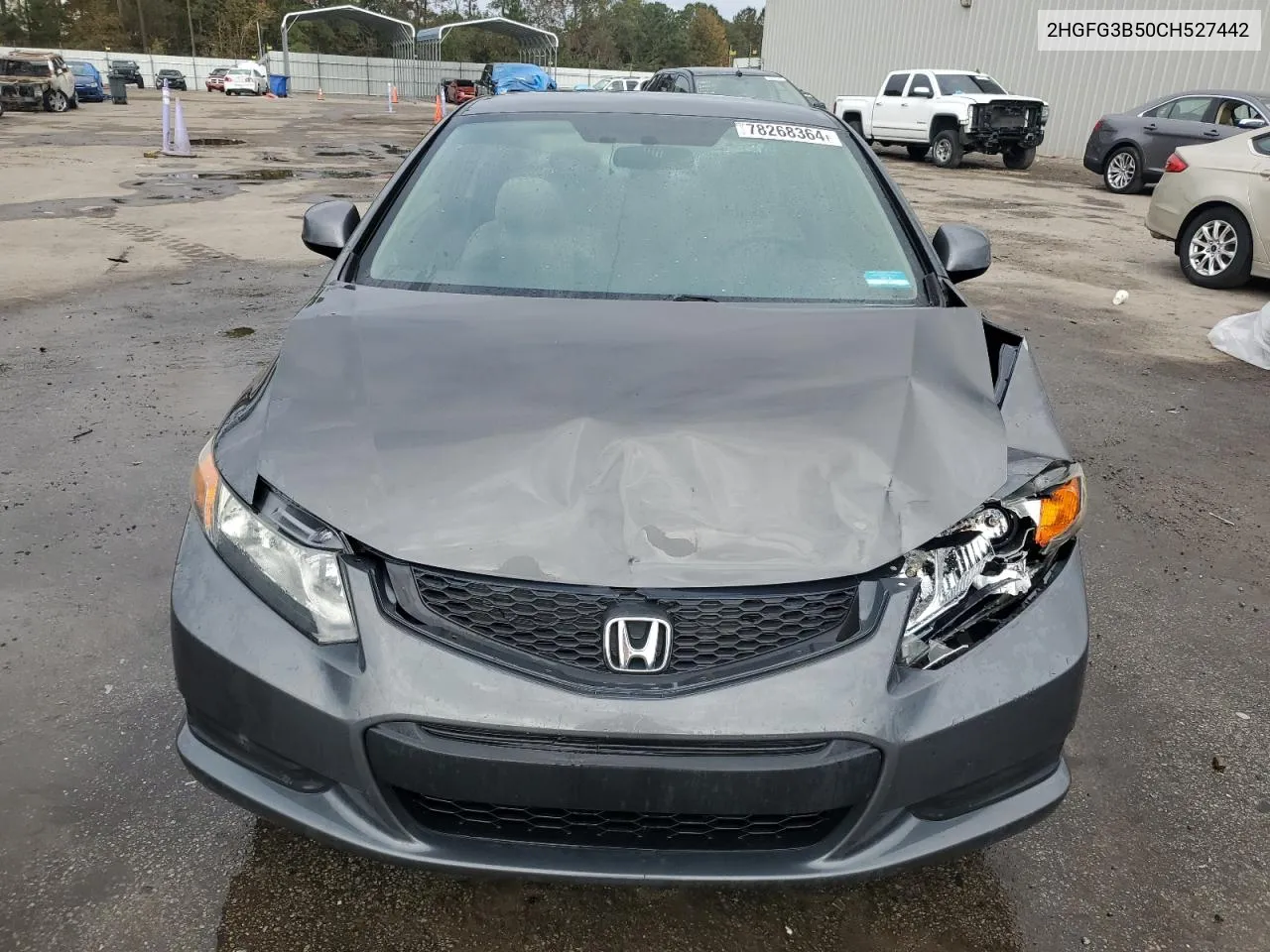 2012 Honda Civic Lx VIN: 2HGFG3B50CH527442 Lot: 78268364