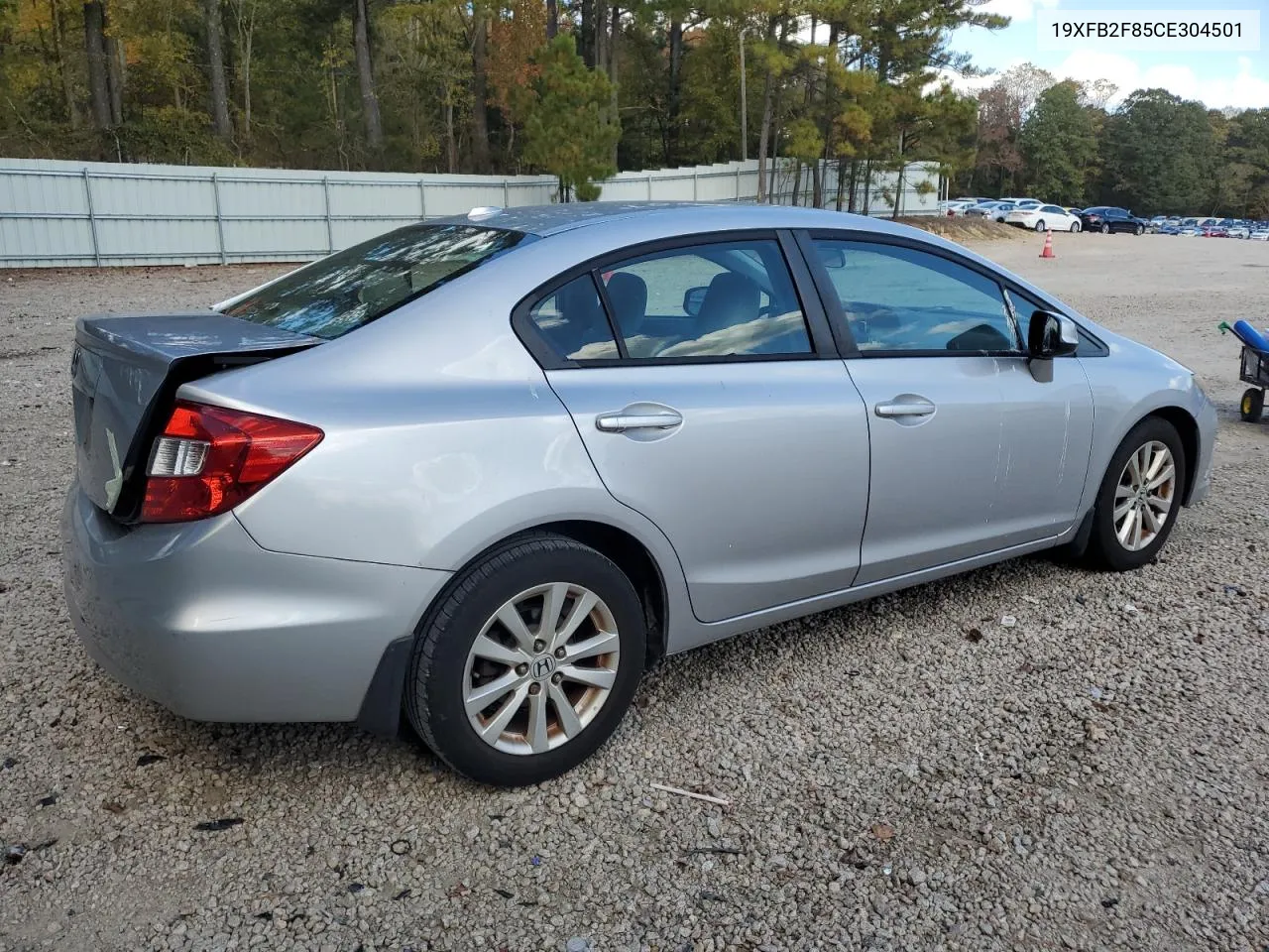 2012 Honda Civic Ex VIN: 19XFB2F85CE304501 Lot: 78381184