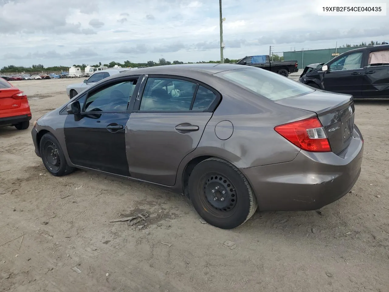 2012 Honda Civic Lx VIN: 19XFB2F54CE040435 Lot: 78470264