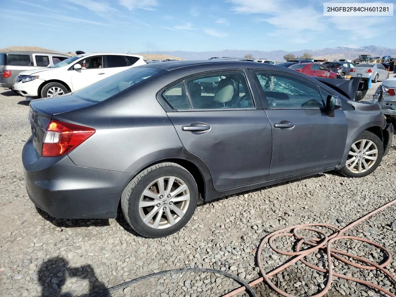 2012 Honda Civic Ex VIN: 2HGFB2F84CH601281 Lot: 78525384