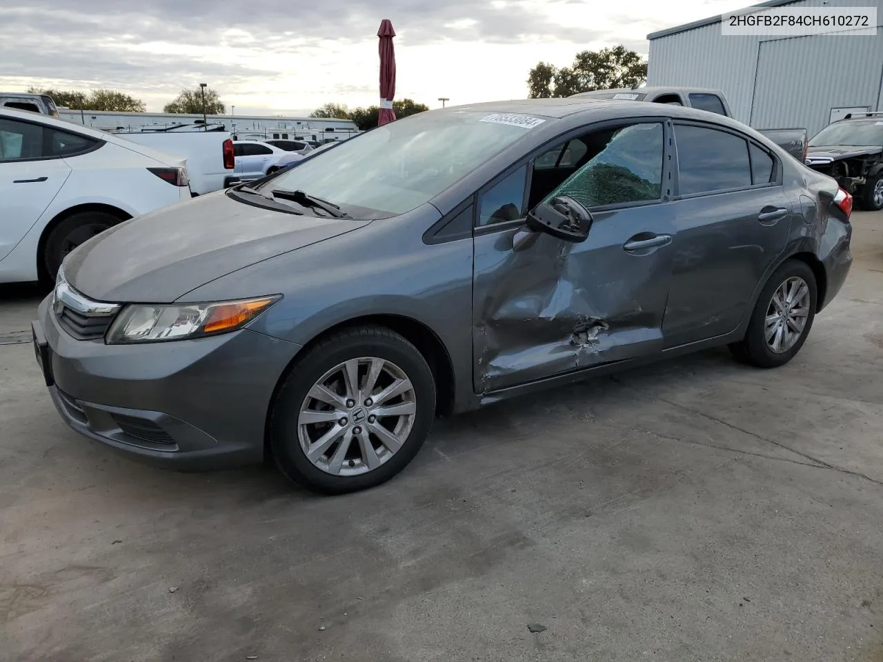 2012 Honda Civic Ex VIN: 2HGFB2F84CH610272 Lot: 78533084