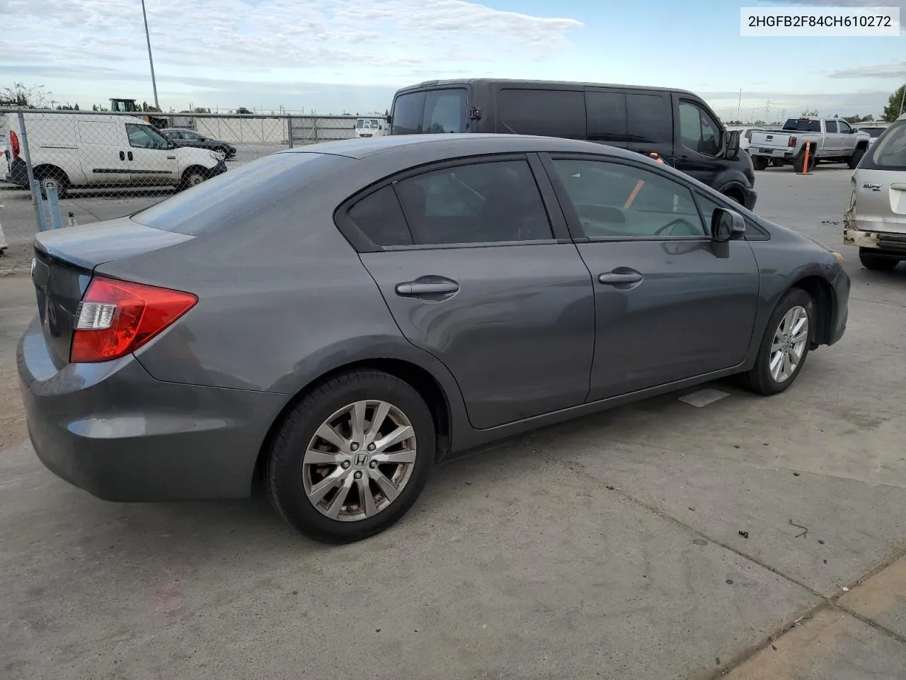 2012 Honda Civic Ex VIN: 2HGFB2F84CH610272 Lot: 78533084