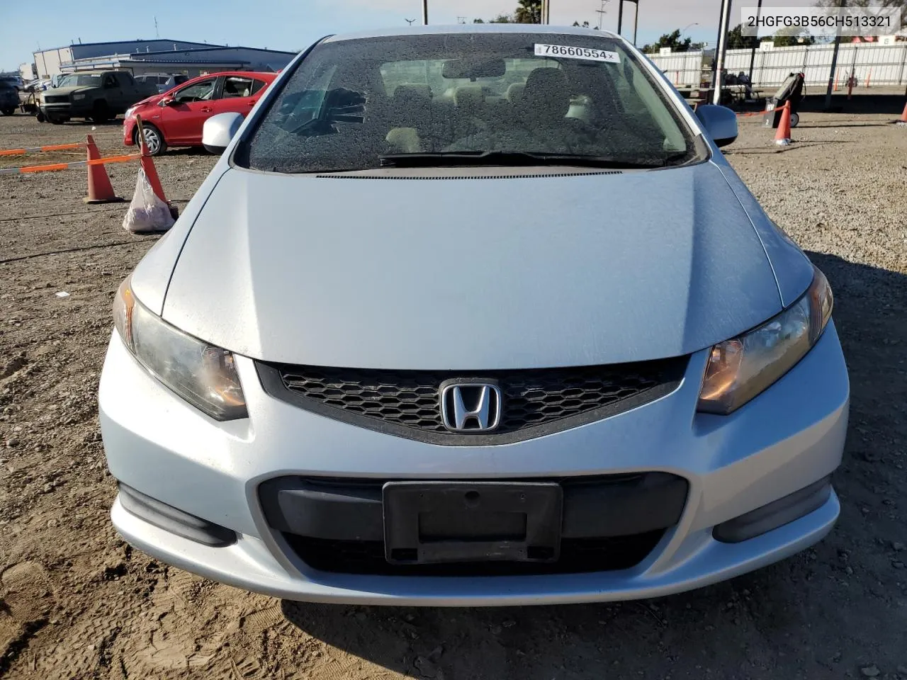 2012 Honda Civic Lx VIN: 2HGFG3B56CH513321 Lot: 78660554