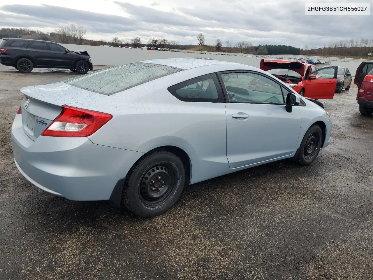 2012 Honda Civic Lx VIN: 2HGFG3B51CH556027 Lot: 78690864