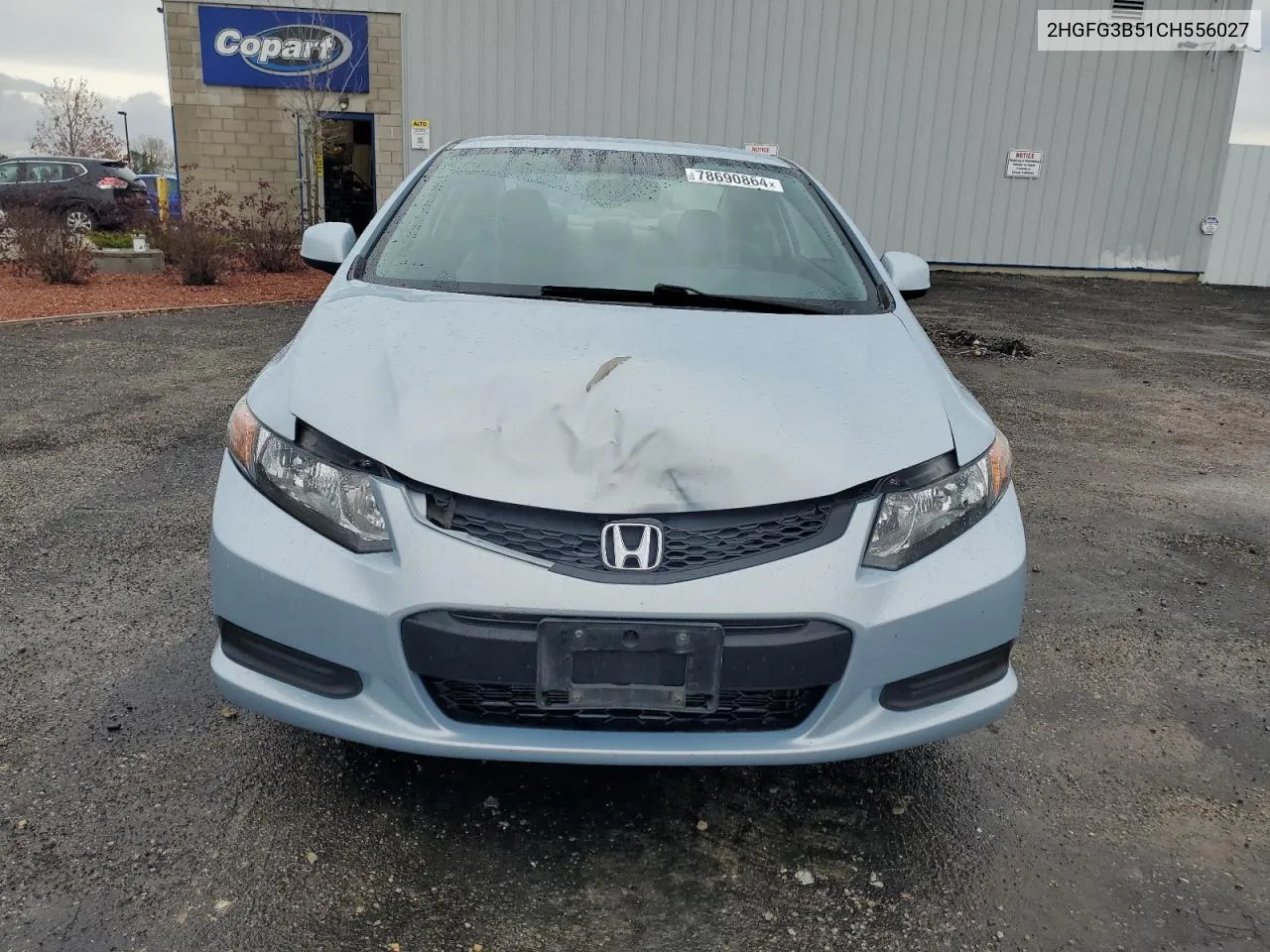 2012 Honda Civic Lx VIN: 2HGFG3B51CH556027 Lot: 78690864