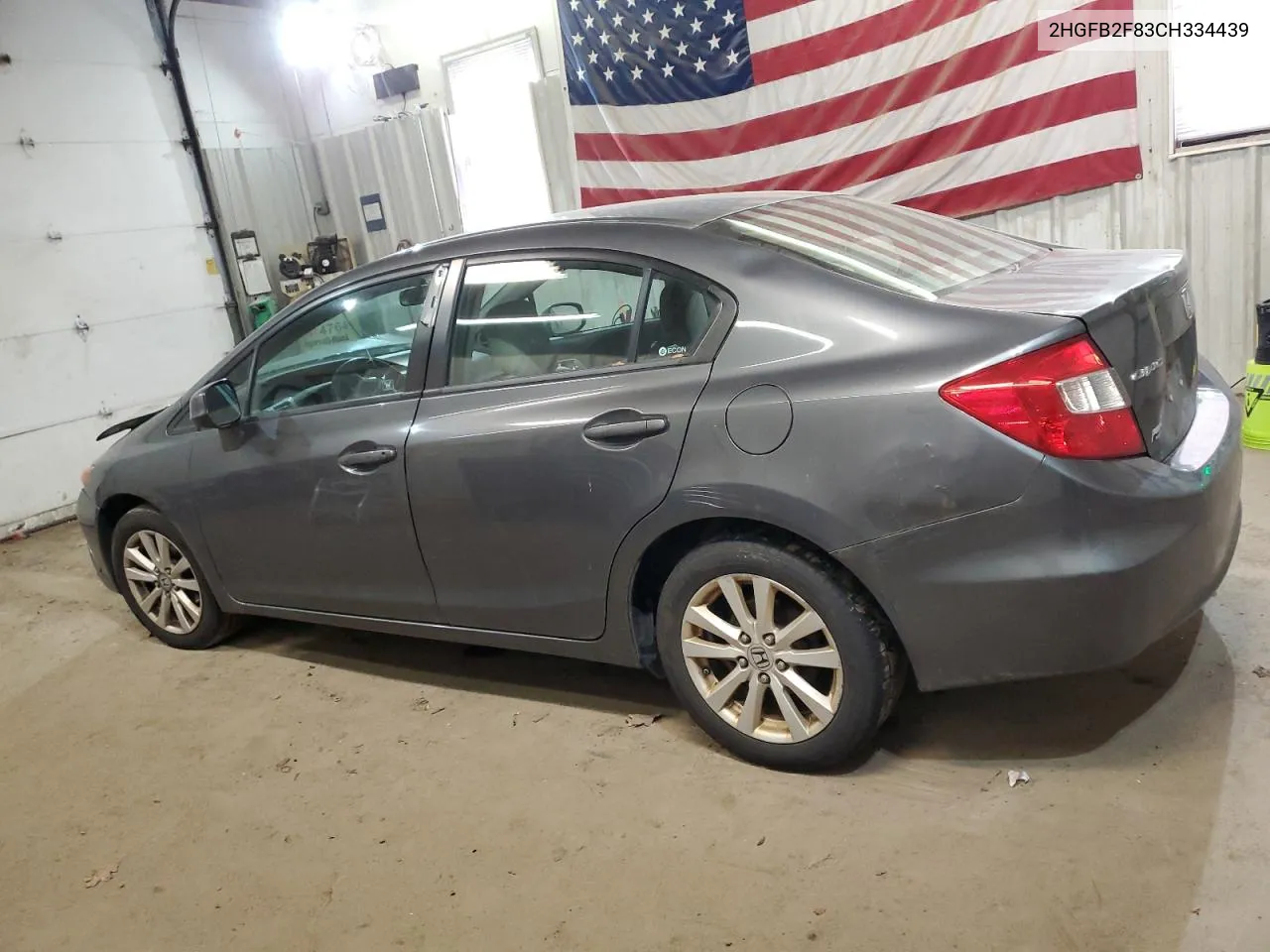 2012 Honda Civic Ex VIN: 2HGFB2F83CH334439 Lot: 78819964