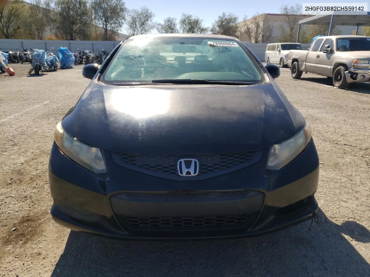 2012 Honda Civic Ex VIN: 2HGFG3B82CH559142 Lot: 78960004