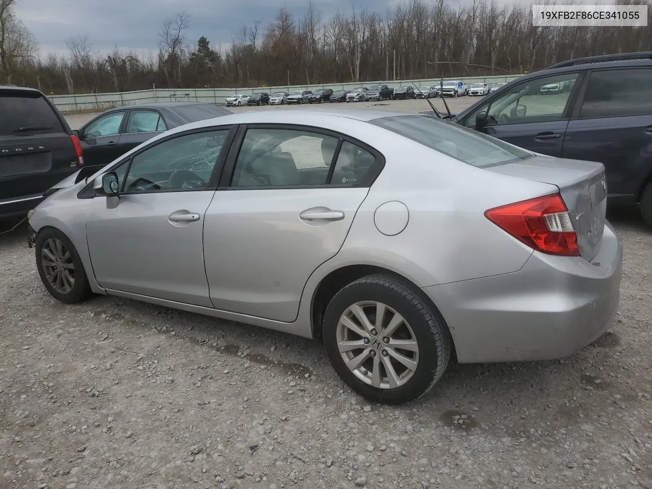 2012 Honda Civic Ex VIN: 19XFB2F86CE341055 Lot: 78976624