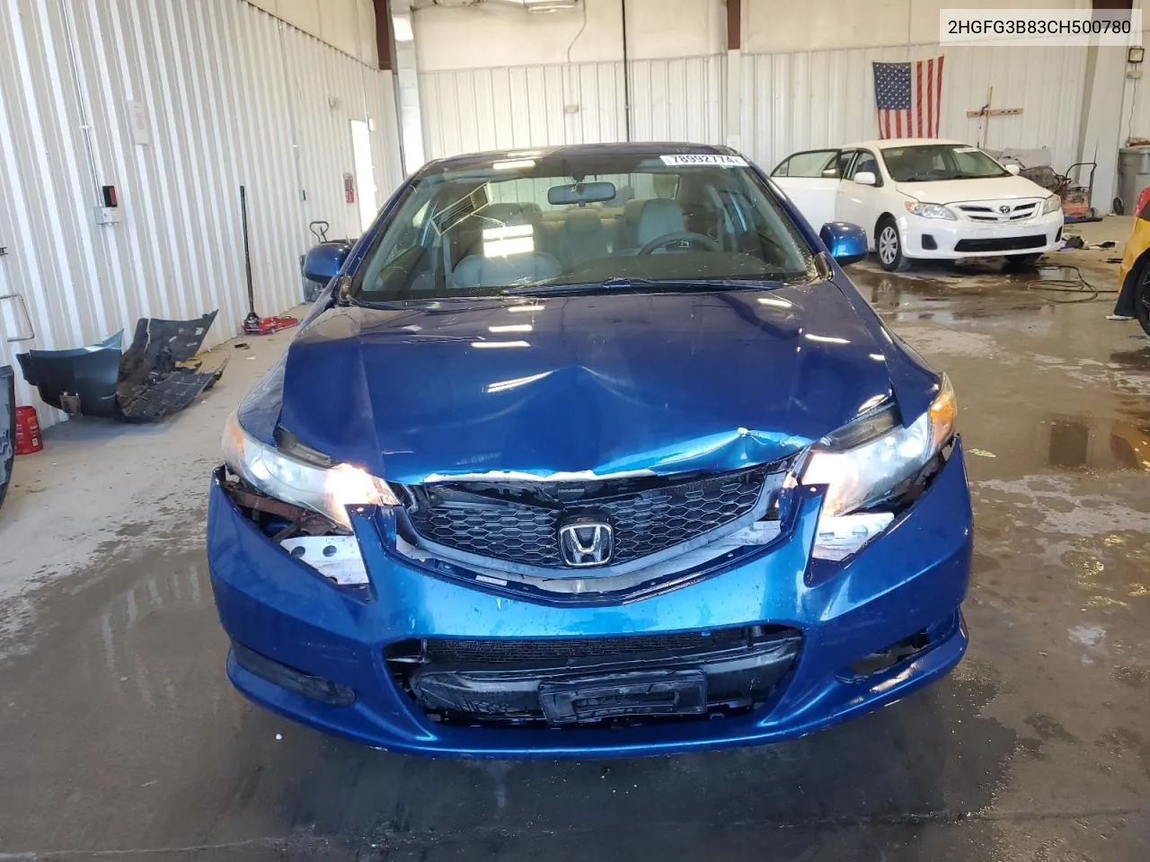 2012 Honda Civic Ex VIN: 2HGFG3B83CH500780 Lot: 78992774