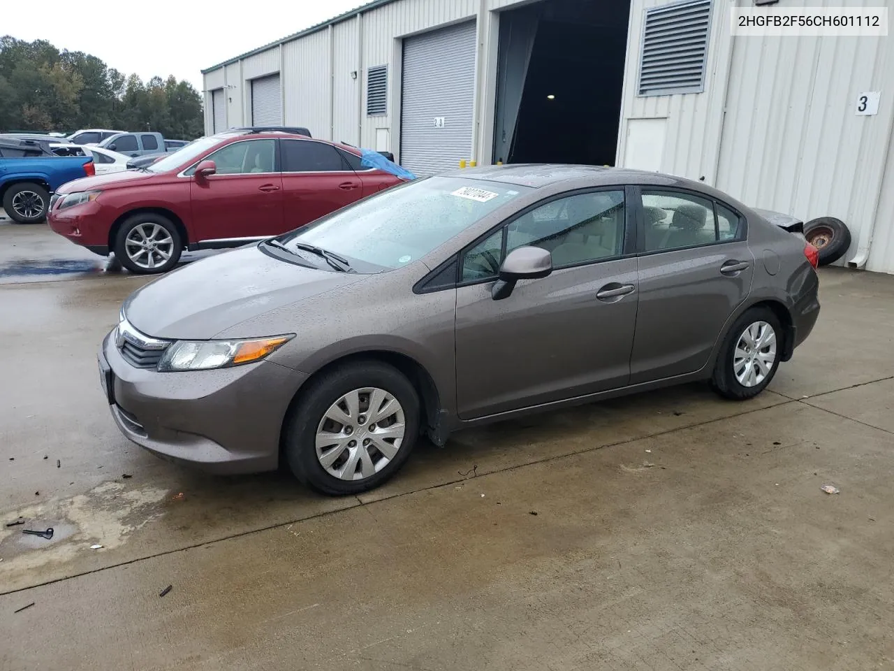 2012 Honda Civic Lx VIN: 2HGFB2F56CH601112 Lot: 79027044