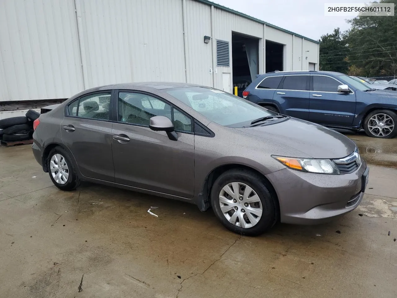 2012 Honda Civic Lx VIN: 2HGFB2F56CH601112 Lot: 79027044