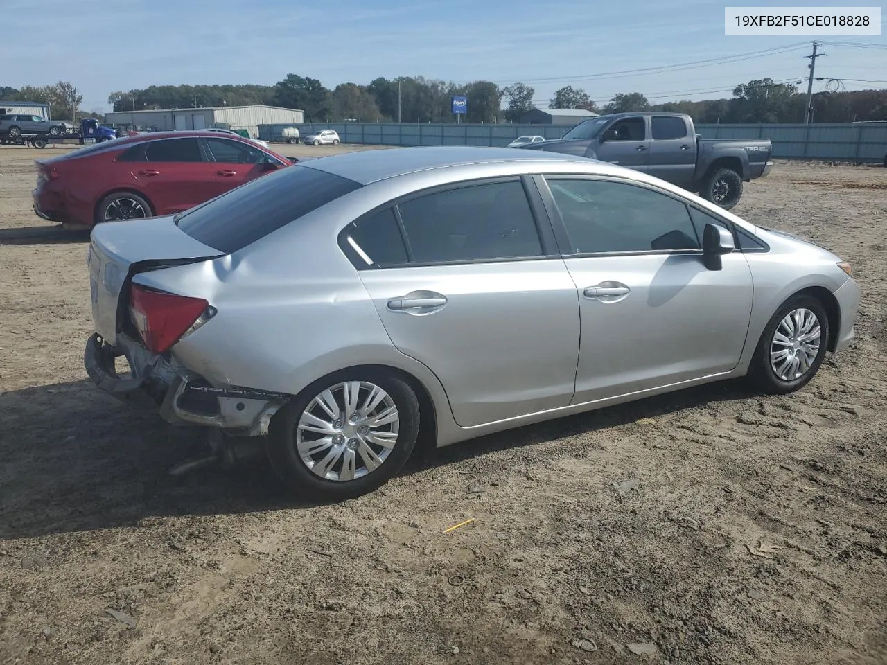 2012 Honda Civic Lx VIN: 19XFB2F51CE018828 Lot: 79117654