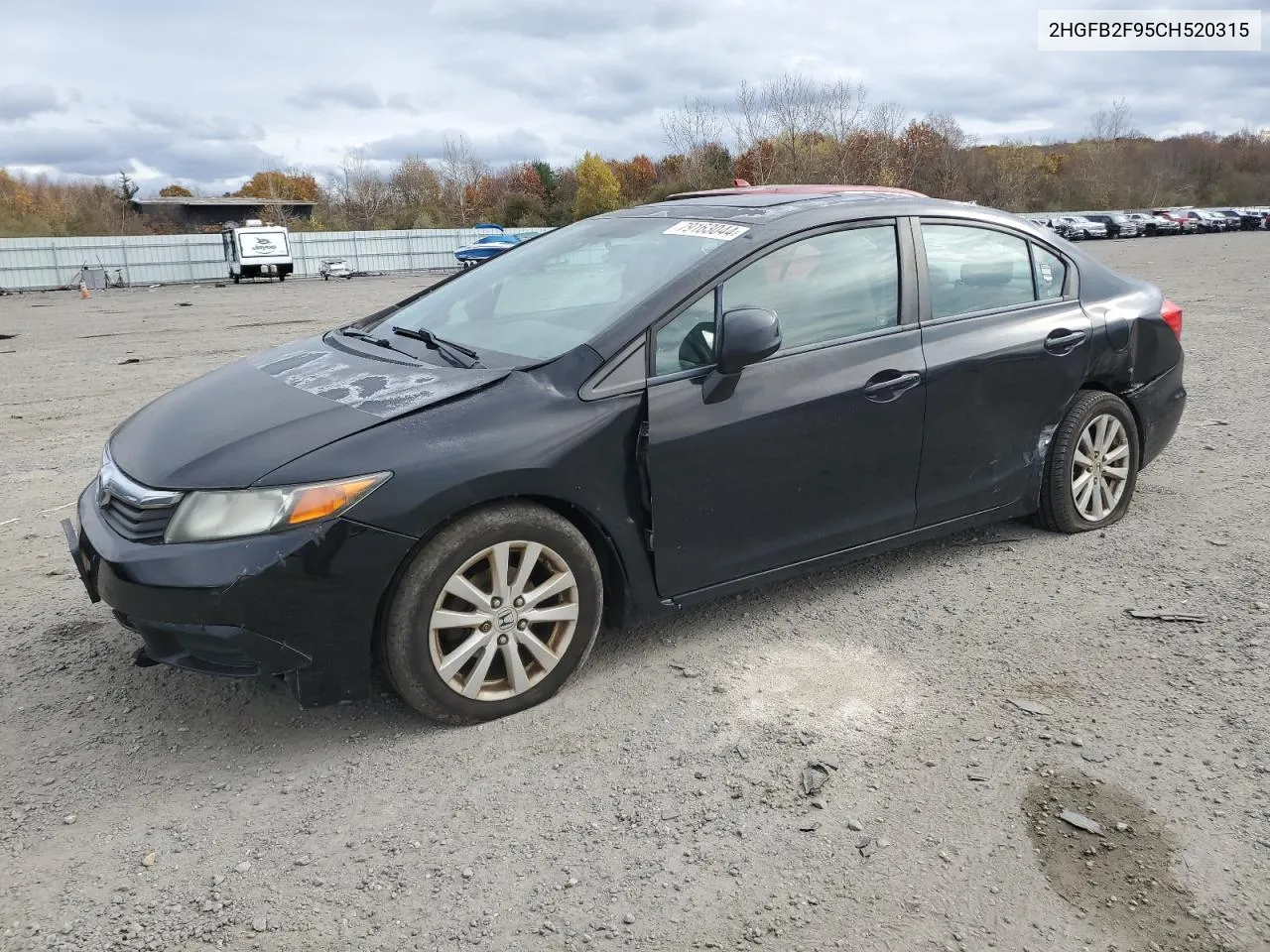 2012 Honda Civic Exl VIN: 2HGFB2F95CH520315 Lot: 79163044