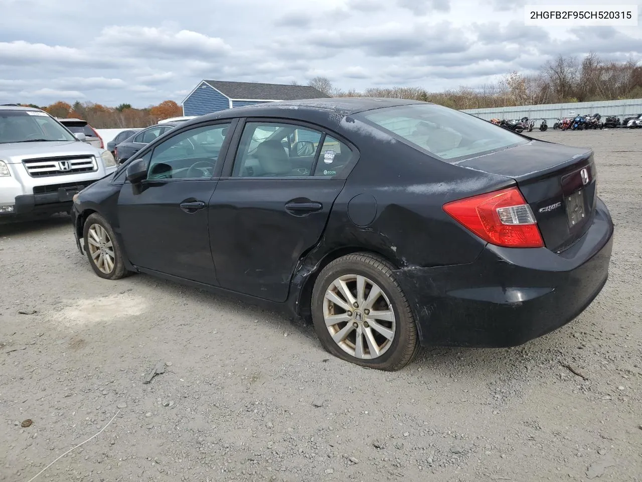 2012 Honda Civic Exl VIN: 2HGFB2F95CH520315 Lot: 79163044