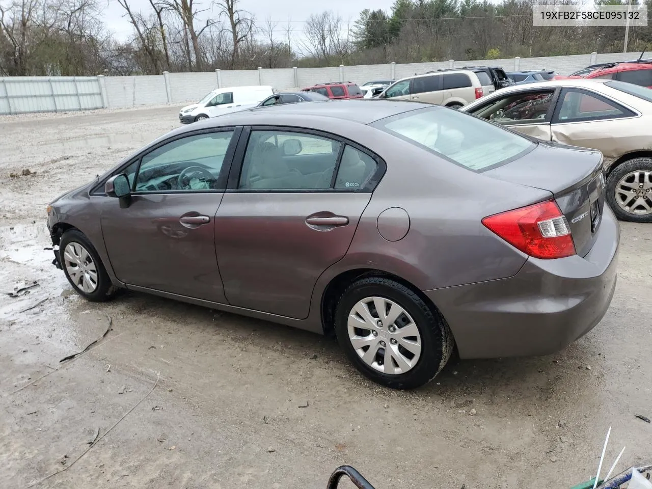 2012 Honda Civic Lx VIN: 19XFB2F58CE095132 Lot: 79254854