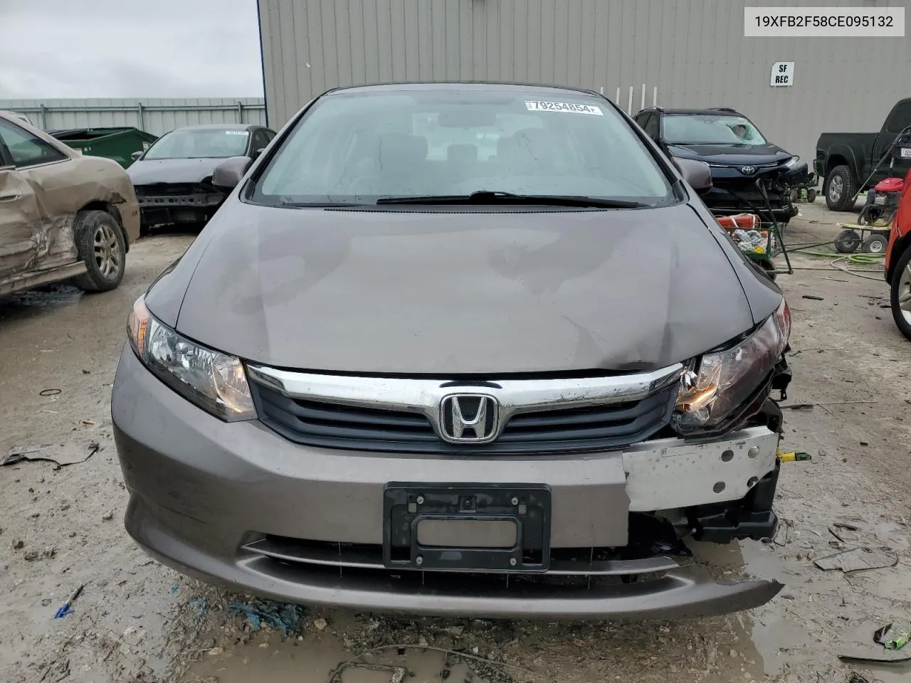 2012 Honda Civic Lx VIN: 19XFB2F58CE095132 Lot: 79254854