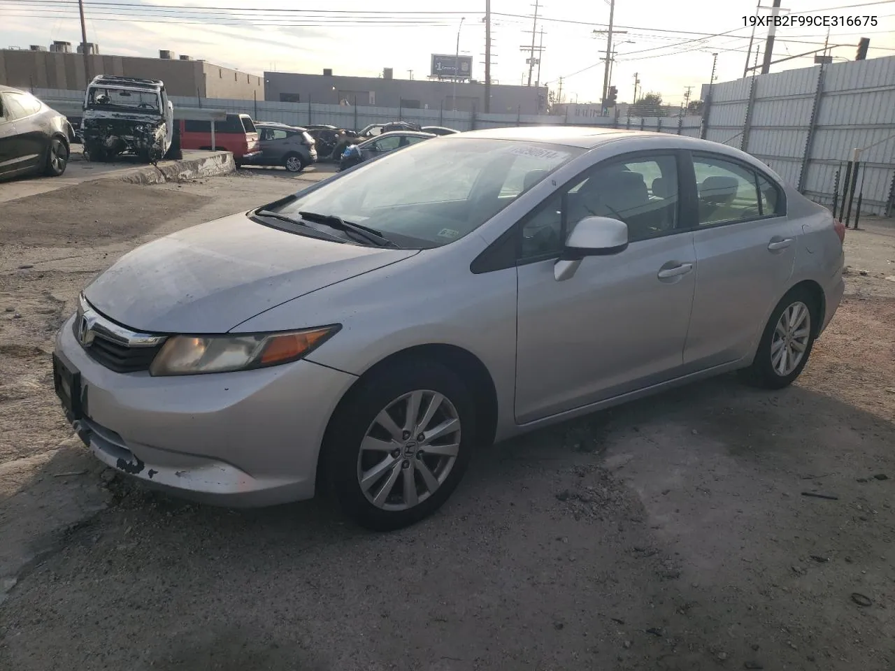 2012 Honda Civic Exl VIN: 19XFB2F99CE316675 Lot: 79290614