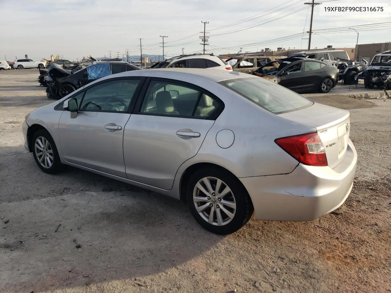 2012 Honda Civic Exl VIN: 19XFB2F99CE316675 Lot: 79290614