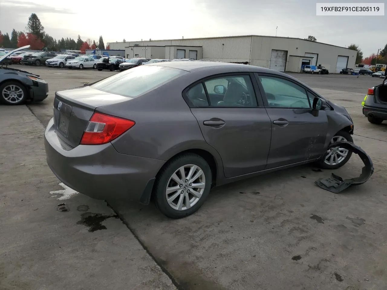 2012 Honda Civic Exl VIN: 19XFB2F91CE305119 Lot: 79307644