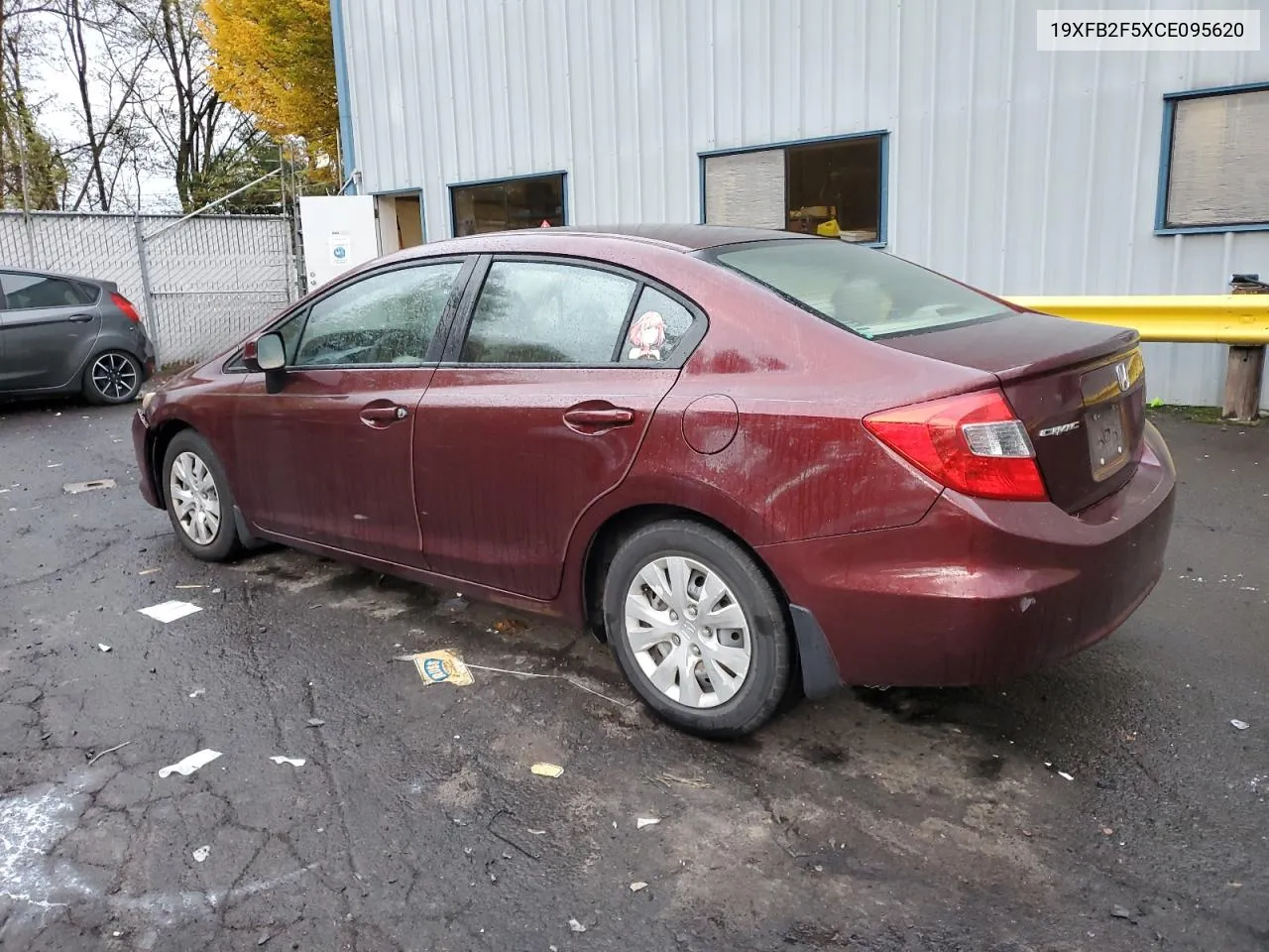 2012 Honda Civic Lx VIN: 19XFB2F5XCE095620 Lot: 79324694