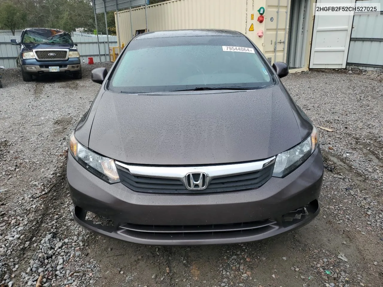 2012 Honda Civic Lx VIN: 2HGFB2F52CH527025 Lot: 79544064