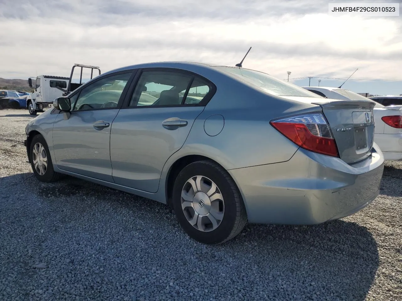 2012 Honda Civic Hybrid VIN: JHMFB4F29CS010523 Lot: 79558544