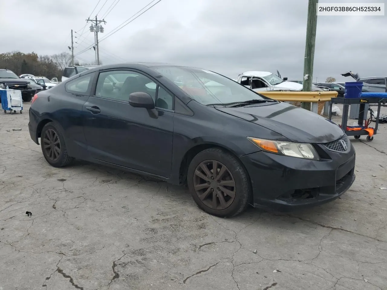 2012 Honda Civic Ex VIN: 2HGFG3B86CH525334 Lot: 79635004